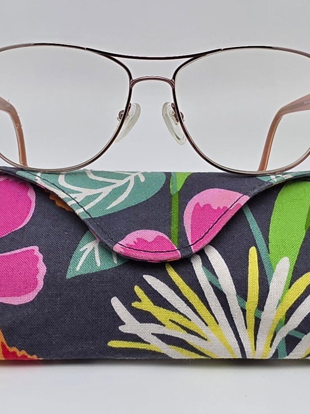 Vera Bradley Felicity Bohemian Blooms Rose Gold Aviator Sunglasses FRAME ONLY